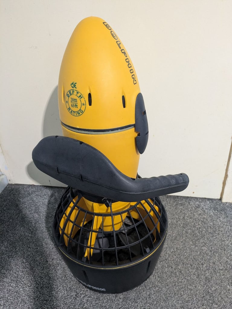 Electric Scooter underwater