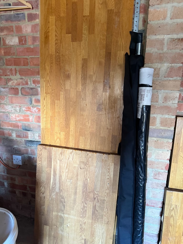 image for Howdens Oak worktop offcuts x 5 