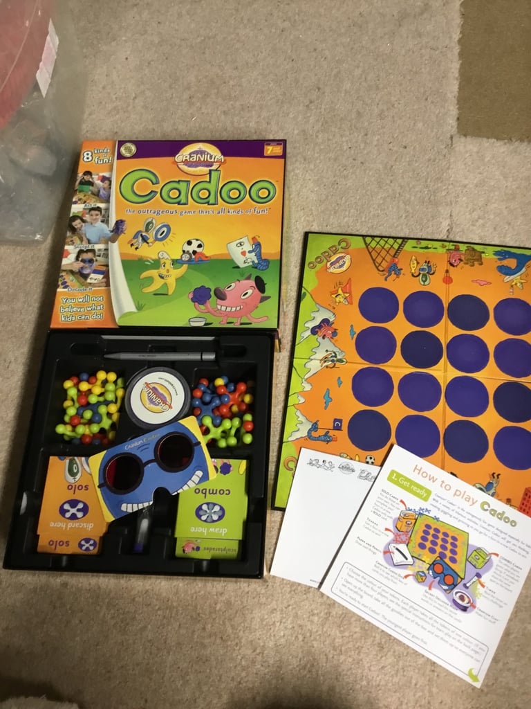 4 x Board Games - Cadoo , Speechless , Trivial Pursuits ,Quotations 
