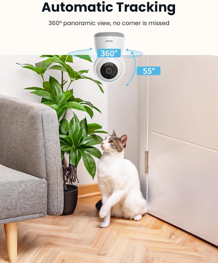 ieGeek 5MP 2.4G/5GHz WiFi Indoor Security Camera