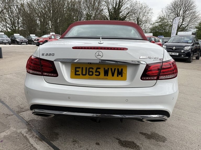 2015 Mercedes-Benz E-Class E220 BlueTEC AMG Line Premium 2dr 7G-Tronic CONVERTIBLE DIESEL Automatic
