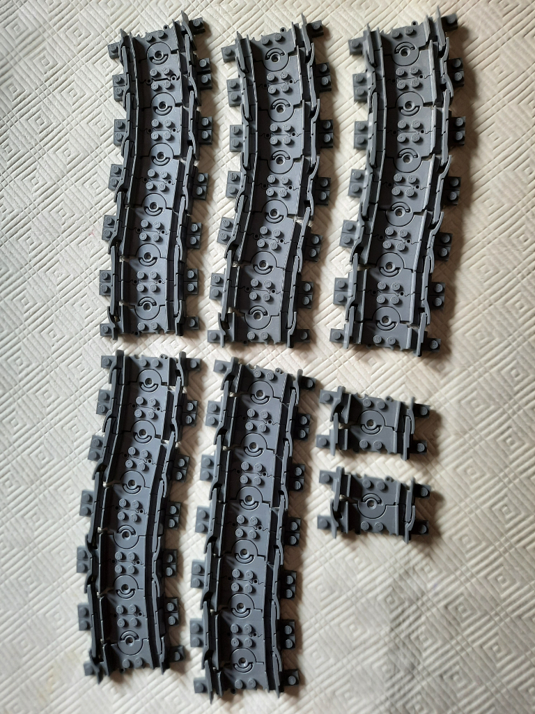 image for Lego City train track segments
