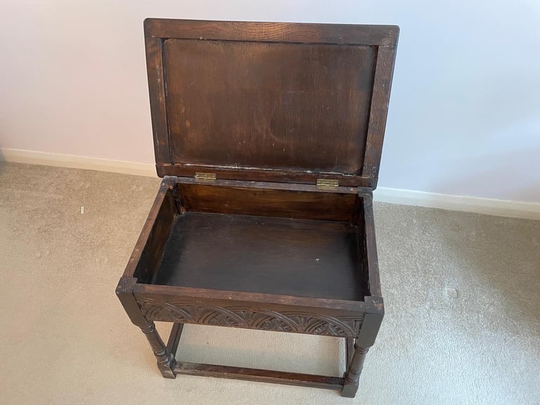 Vintage wooden sewing box