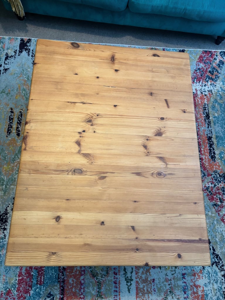 Solid pine coffee table