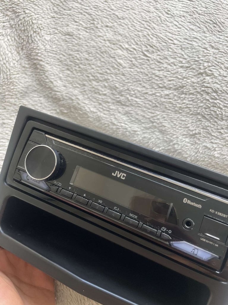 JVC KD-X382BT Car Stereo Radio with Chassis / Car Facia