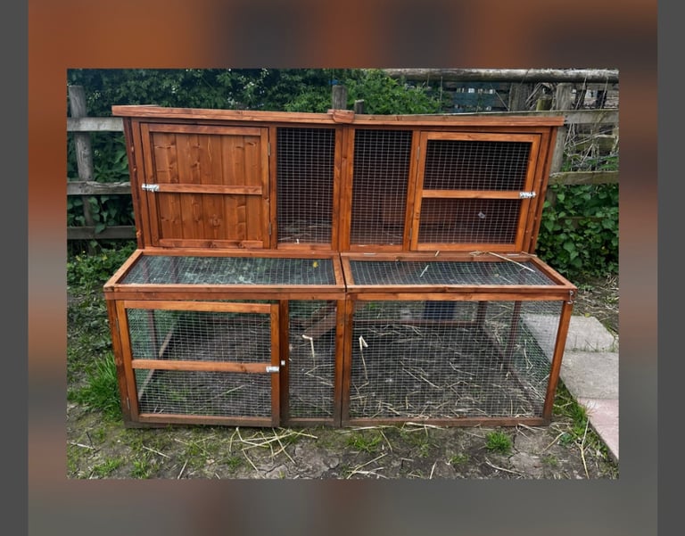 5ft luxury Kendal rabbit hutch and run combo 