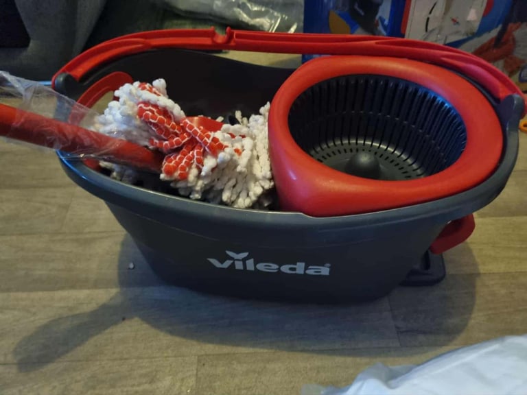 image for Vileda turbo smart spin mop and bucket