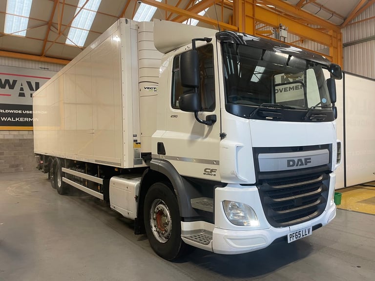 DAF CF290 *EURO 6*, 6X2 26 TONNE INSULATED FRIDGE/FREEZER – 2016 – PF65 LLV