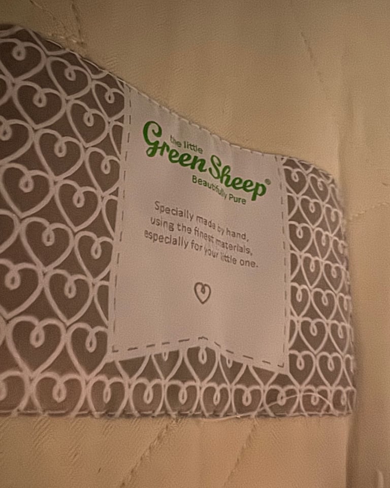 The Little Green Sheep Twist Cot Mattress 140 x 70