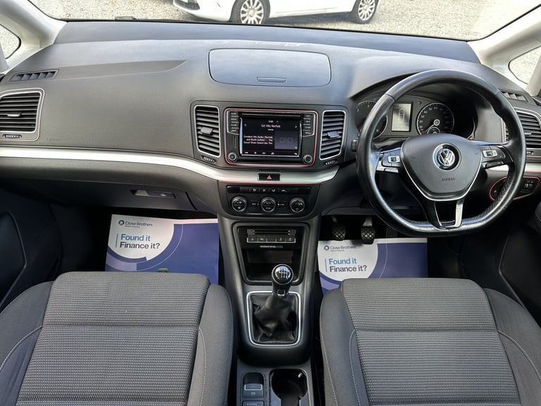 2016 Volkswagen Sharan 2.0 TDI BlueMotion SE Diesel Manual 5 Door MPV Black