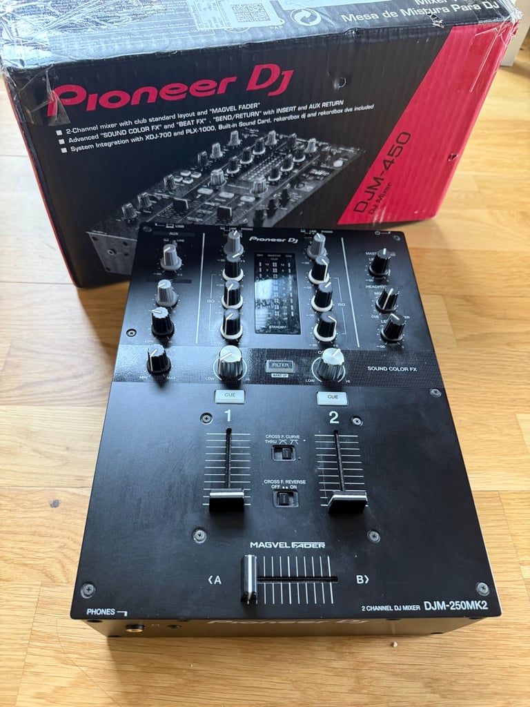Pioneer DJM 250 MK2 2 channel dj mixer* mint condition