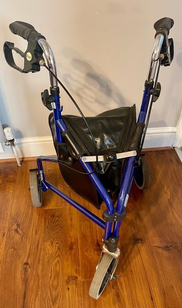 image for Three wheel walker ,with storage compartment . 