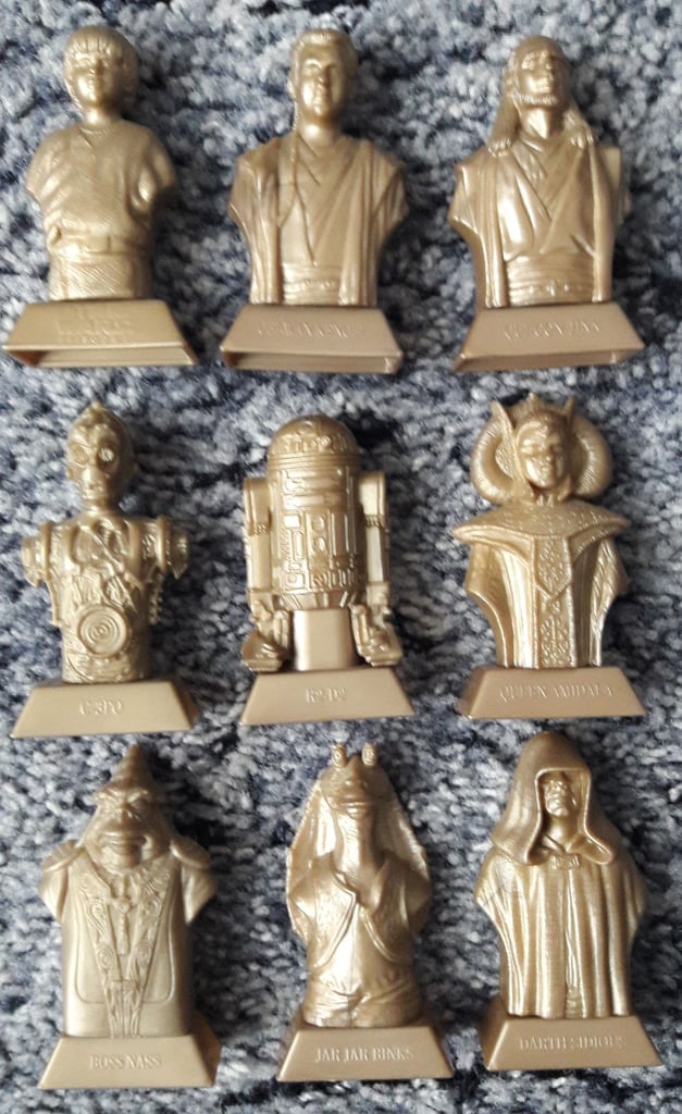 image for Kelloggs Star Wars Episode 1 character figures x 9 – post or collect