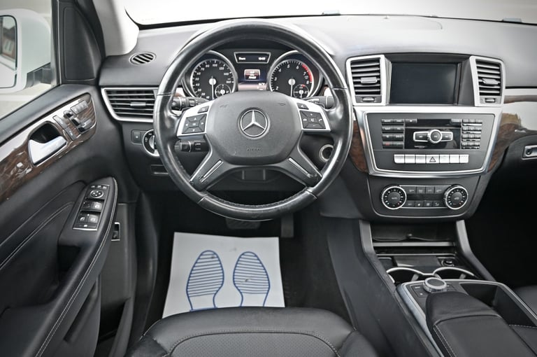 LEFT HAND DRIVE MERCEDES-BENZ ML350 SE LINE 3.5 V6 PETROL 2014 [63] WHITE LHD
