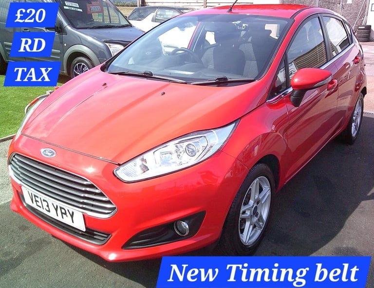 2013 Ford Fiesta 1.0 ZETEC NEW TIMING BELT &amp; FULL SERVICE PETROL 83808 MILES VGC  HATCHBACK P...