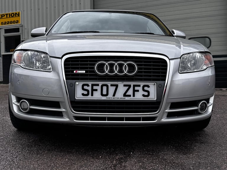 2007 Audi A4 Cabriolet 1.8T S line Multitronic 2dr CONVERTIBLE Petrol Automatic