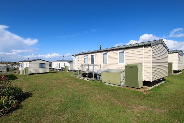 Swift Loire 2017 static caravan sited at Homing Park, Whitstable, Kent. DG/CH