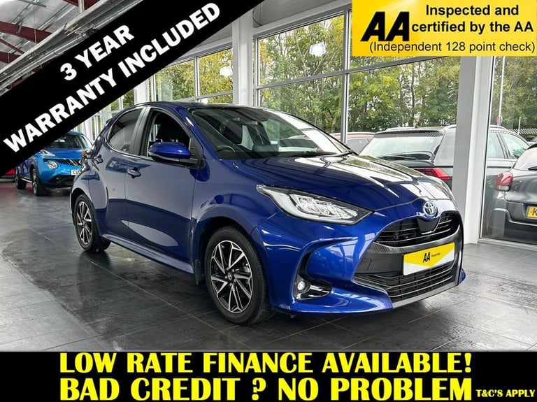 2022 Toyota Yaris 1.5 VVT-h Design Hatchback 5dr Petrol Hybrid E-CVT Euro 6 (s/s) (116 ps) 1  Hat...