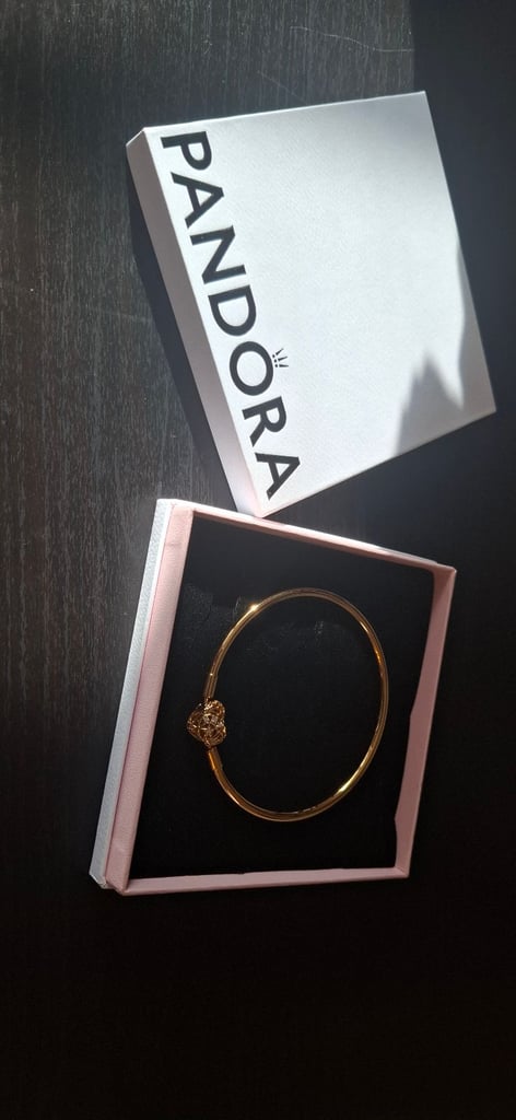 Authentic Pandora Bangle 24k