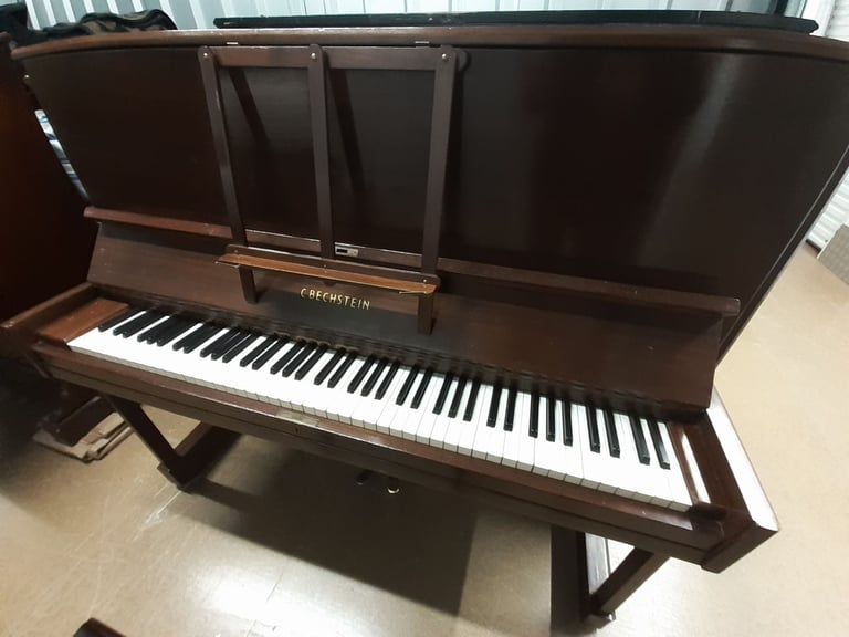 C Bechstein Model 9 upright piano Mahogany *adjustable stool + 1st fine tuning option*