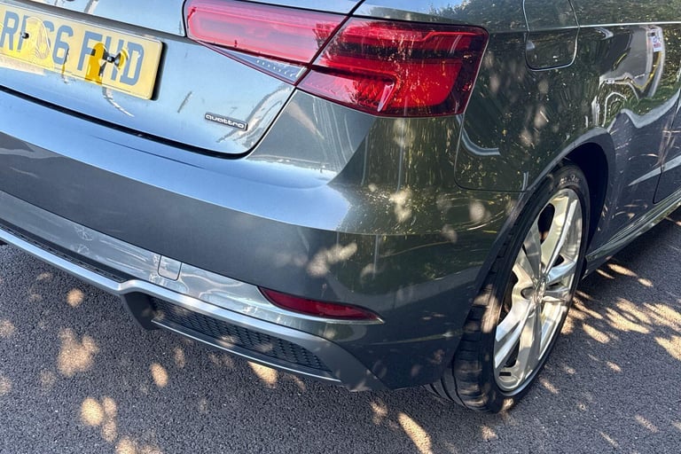 2016 Audi A3 2.0 TDI S line Hatchback 3dr Diesel S Tronic Auto 6Spd quattro Euro 6 (s/s) HATCHBAC...