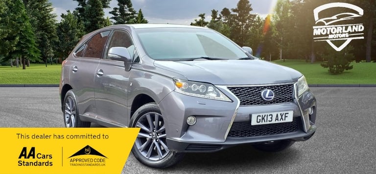 2013 Lexus RX 3.5 450h V6 F Sport SUV 5dr Petrol Hybrid CVT 4WD Euro 5 (s/s) (299 ps) ESTATE Hybr...