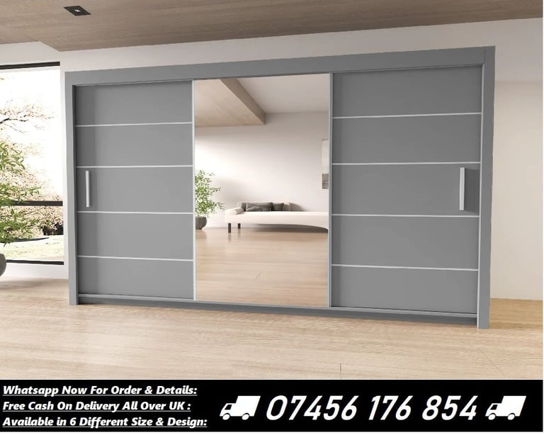 New Chicago /100,120,150,180,203,250cm Wardrobe!✓✓