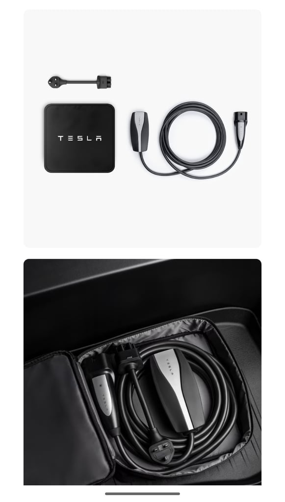 image for 2024 GENUINE TESLA, 3 PIN PLUG, HOME CHARGER