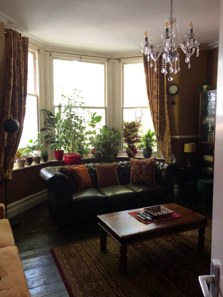 RTB council Victorian flat 2 bed Clapham with Office 