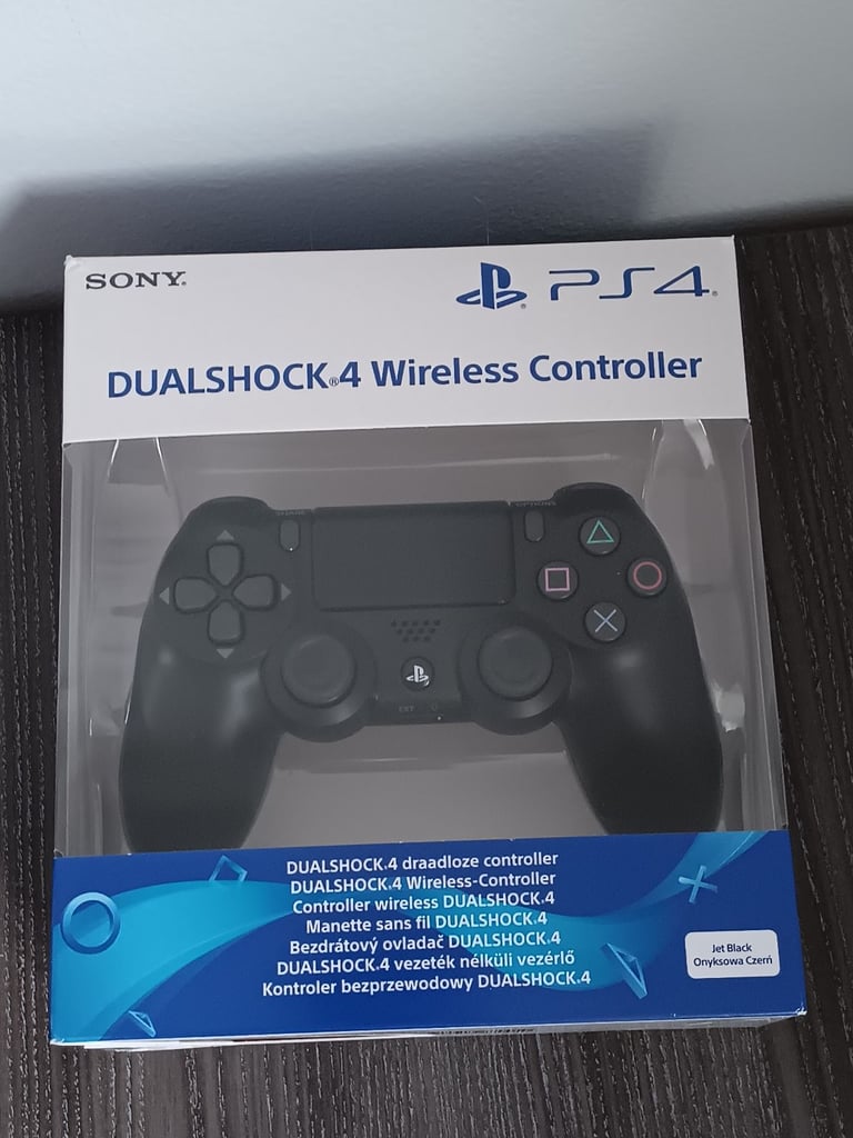 image for Genuine PS4 Dualshock Controller Jet Black