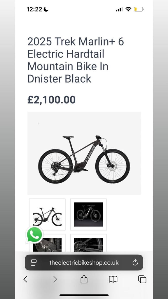 Brand new Trek marlin +6 2025 electric bike 