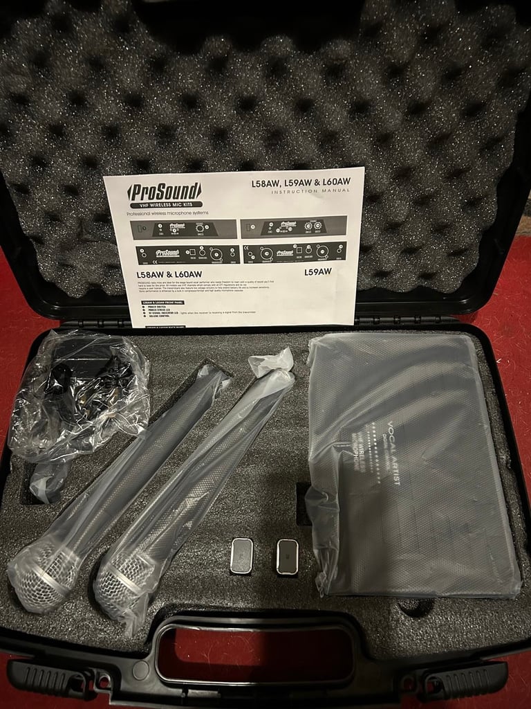 image for Pro Sound VHF WIRELESS MIC KITS 