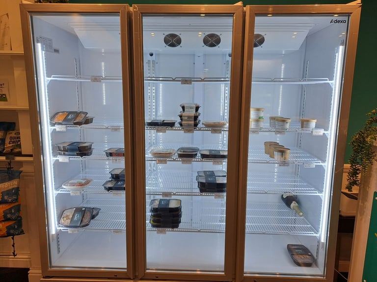 Adexa 3 doors display fridge