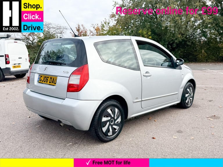 2006 Citroen C2 1.1i SX Hatchback 3dr Petrol Manual (138 g/km, 59 bhp) HATCHBACK Petrol Manual
