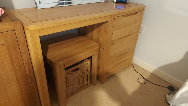 Dressing table and stool