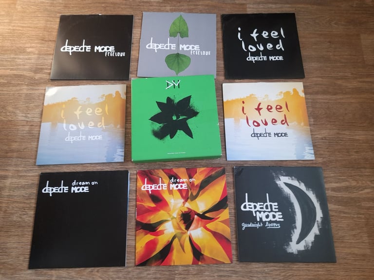 Depeche mode 8 x 12"singles exciter