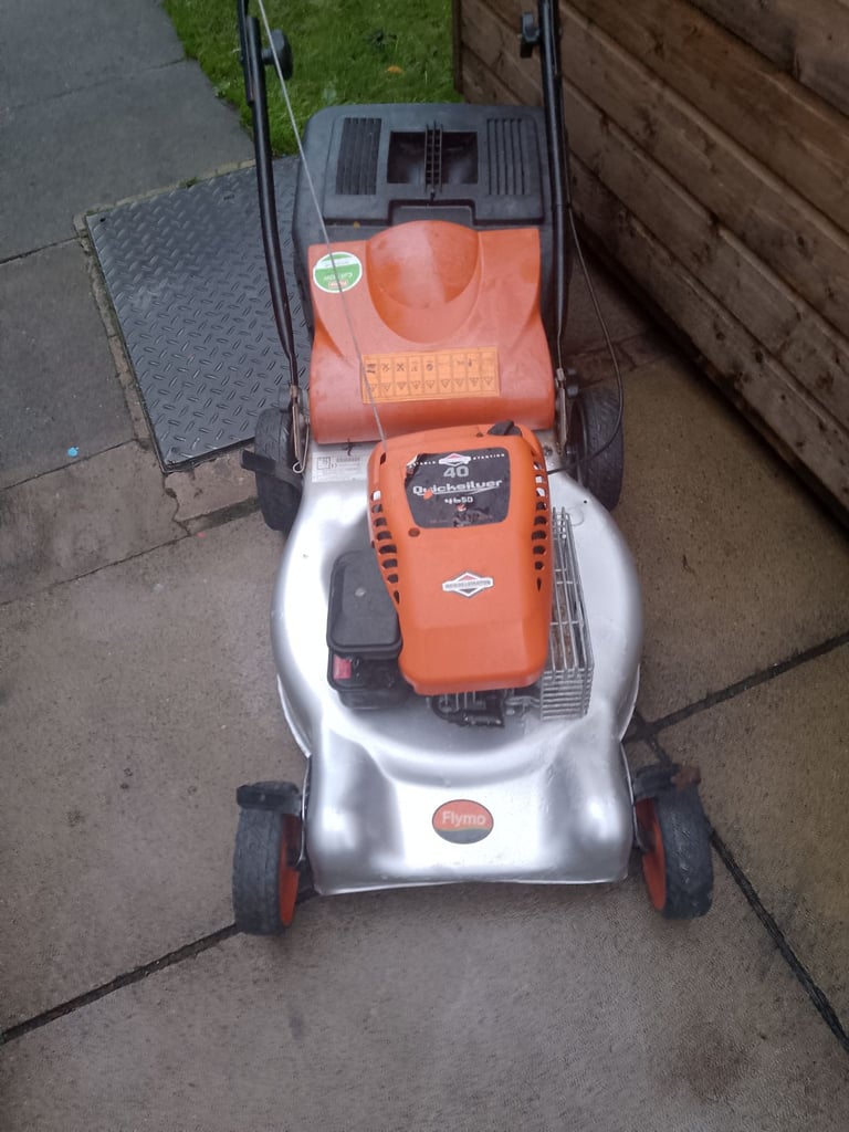 18" Flymo Quicksilver petrol lawnmower 