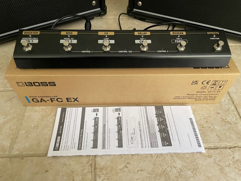 Boss Katana 100 MKII pair of “like new” guitar amplifiers & GA-FC EX 6-switch foot controller