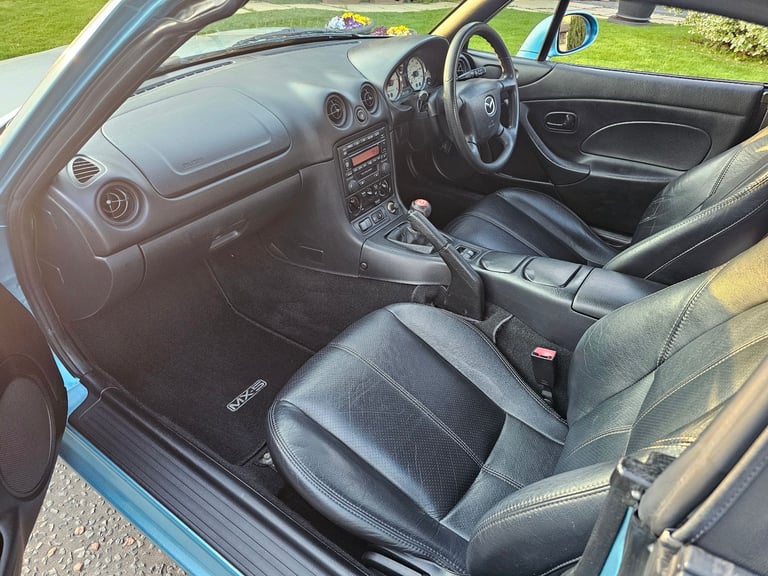 ★MAZDA MX-5 1.8-vvt ★50,000 MILES! STUNNING EXAMPLE! RARE CRYSTAL BLUE COLOUR MX5 ROADSTER 146BHP 