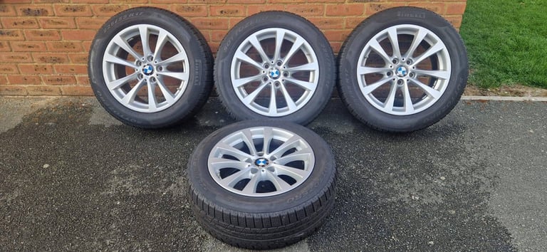 BMW Pirelli Winter Tyres x 4 with the rims
