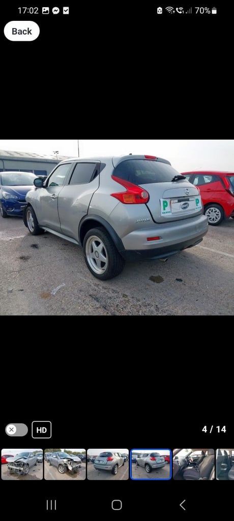 image for Nissan juke 2013 breaking 