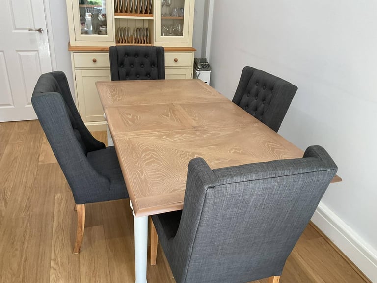 Cotswold dining table and chairs 