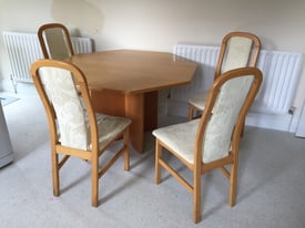 4 Freshly upholstered Dining Chairs