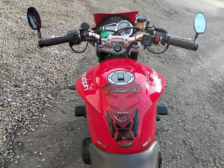 2012 12 TRIUMPH STREET TRIPLE R RED NAKED 675 STREET FIGHTER NEW MOT