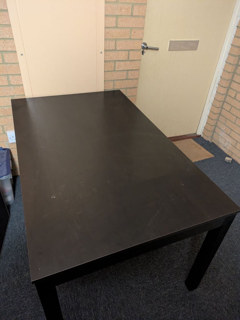 image for Black dining table for sale