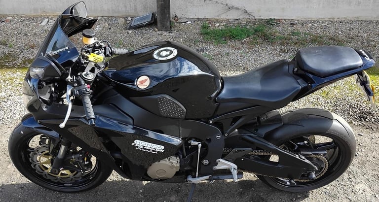 2009 09 HONDA CBR 1000 RR-8 FIREBLADE CBR1000RR CBR1000 BLACK SPORTS SUPERBIKE