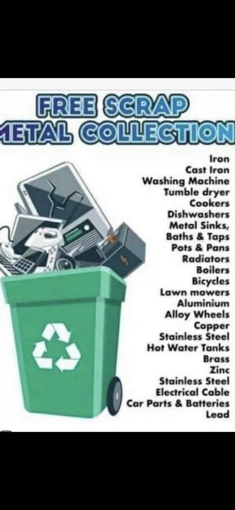 {} Free scrap metal collection {}