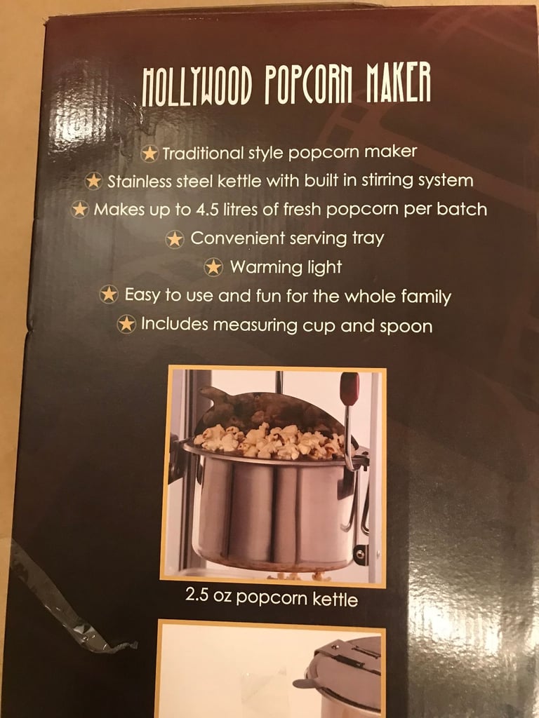 Hollywood Popcorn Maker