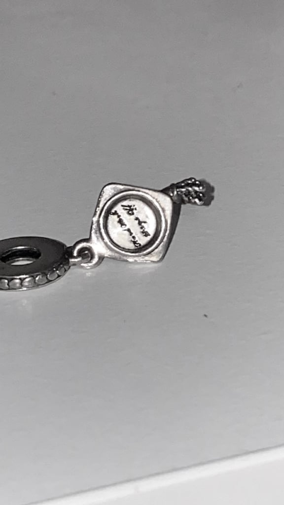 Pandora charm graduation cap 