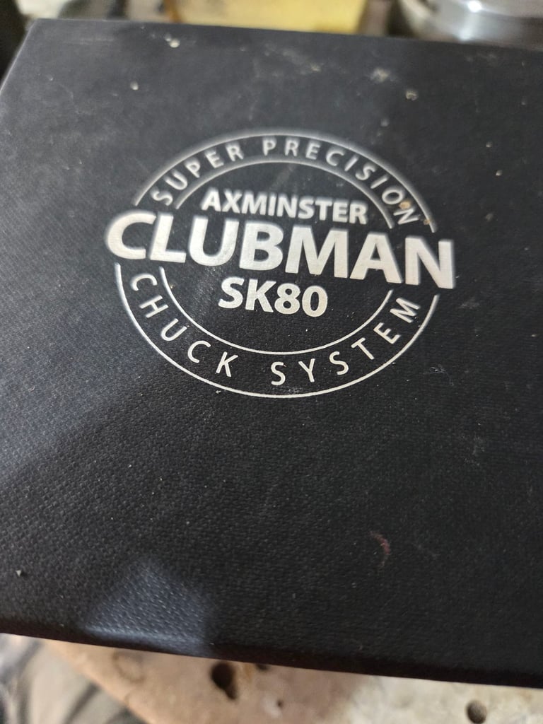 Axminster wood turning SK80 lathe chuck 1inch x 8tpi woodturning